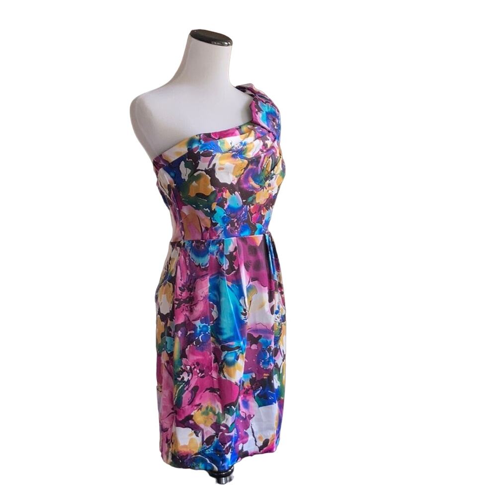 NWT Bisou Bisou Splashy Print Mini Dress, Size 6P